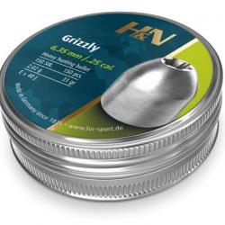 Balles H&N Sport Grizzly - Cal. 6.35 - X150