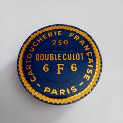 Boite de Cartouches " Cartoucherie Française Paris , Double Culot 6 F 6 " avec 173 Cartouches 6 mm F