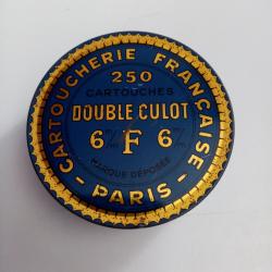 Boite de Cartouches " Cartoucherie Française Paris , Double Culot 6F6 " avec cartouches CF et CF22
