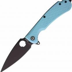 Couteau Daggerr Resident Lame Acier 8Cr14MoV Blk Manche FRN Bleu Clair Liner Lock DGRRSTFBW