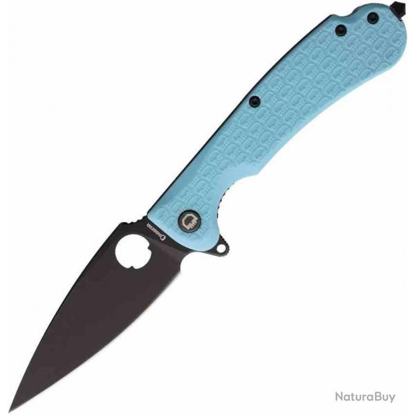 Couteau Daggerr Resident Lame Acier 8Cr14MoV Blk Manche FRN Bleu Clair Liner Lock DGRRSTFBW