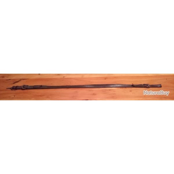 bretelle ancienne fusil/carabine cuir