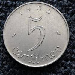 Monnaie France - 1962 - 5 centimes Épi (Grade : TTB) - Ref N0771