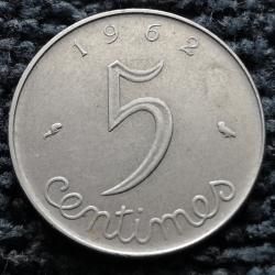 Monnaie France - 1962 - 5 centimes Épi (Grade : TB) - Ref N1569