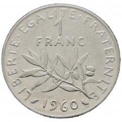 Monnaie France - 1960 - 1 franc Semeuse O.Roty (Grade : TTB)  -Ref N0071