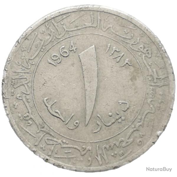 Monnaie Algrie - 1964 ???? - 1 dinar (Grade : AB)  -Ref N0022