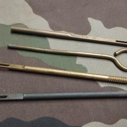 Lot de 3 baguettes nettoyage entretien armes Françaises