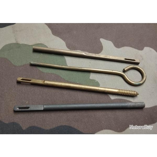 Lot de 3 baguettes nettoyage entretien armes Franaises