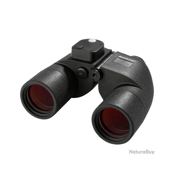 Jumelles Boshile 10x50 Etanches avec Boussole Télémètre Prisme BAK4 Lentilles FMC Vision Vlaire Noir