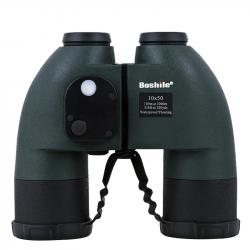Jumelles Boshile 10x50 Etanches avec Boussole Télémètre Prisme BAK4 Lentilles FMC Vision Vlaire Vert
