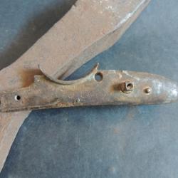 Platine fusil / pistolet ancien poudre noire