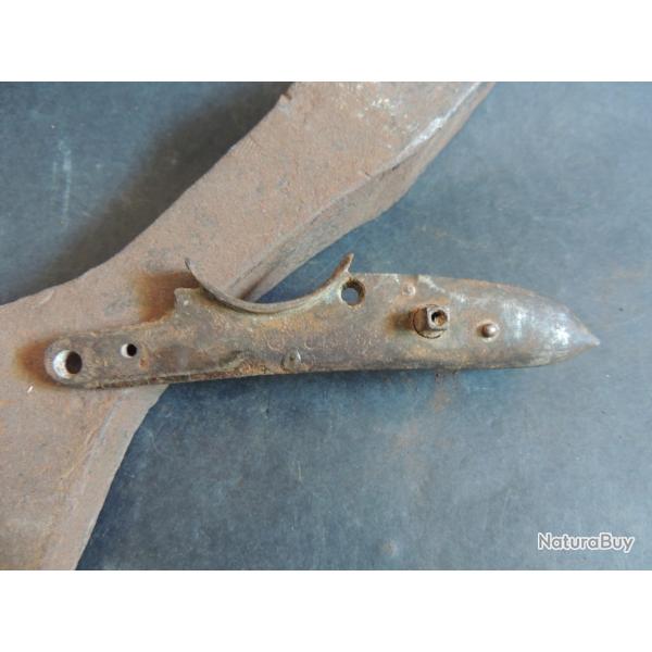 Platine fusil / pistolet ancien poudre noire