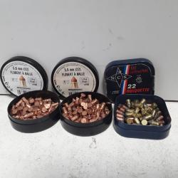 Lot de 3 boites de bosquettes cal.22lr