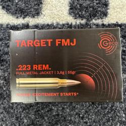 Geco Target FMJ 223 rem 55 grs (x50)