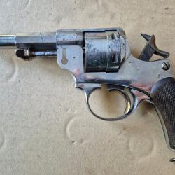 Revolver 11,73 chromé, Manufacture D'armes de Saint Etienne Calibre 11,73mm, model 1877