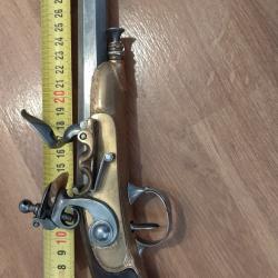 Rare et beau pistolet à silex Moulard Dufour