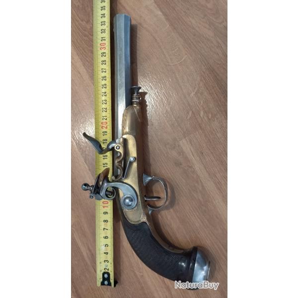 Rare et beau pistolet  silex Moulard Dufour