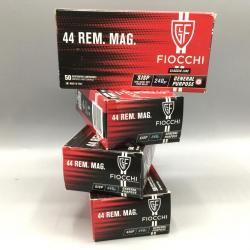 200 CARTOUCHES FIOCCHI C/44MAG SJSP 240 GR (4 boites)