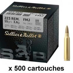 SELLIER & BELLOT cal.223 Rem FMJ 55gr /500