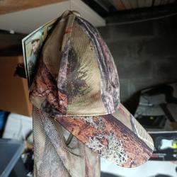Casquette camouflage avec filet