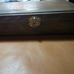 COFFRET BOIS pour Revolver HOPKINS & ALLEN Cal 32 SW ARMS CO