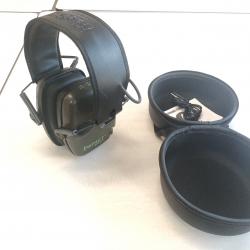 ENCHERE A PARTIR DE 1 EURO CASQUE NEUF ANTI BRUIT ÉLECTRONIQUE IMPACT SPORT AVEC HOUSSE DE RANGEMENT