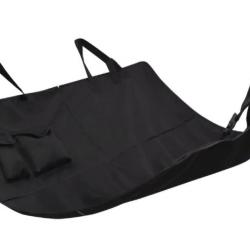 Housse siège auto animaux noir 148x142 cm tissu Oxford polyester imperméable pratique protection
