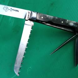 COUTEAU MULTI FONCTIONS . PRADEL IRIS :  " a la Fleur ET au Phare  "  DE DUMAS MARIUS .