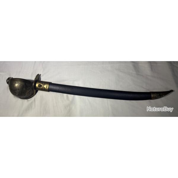 SABRE PE DE PIRATE  CARABES DCORATIF - GARDE PANIER AVEC NAVIRE GRAV