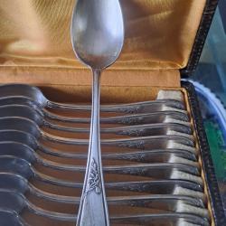 Coffret 12 petites cuillères argent