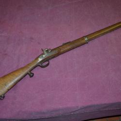 carabine prix de tir militaire type zouaves sur le modèle BSA avec plaque en argent