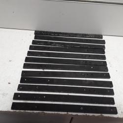 Pour bricoleur : Lot de 12 barres de fixation aluminium pour lunette de hutte