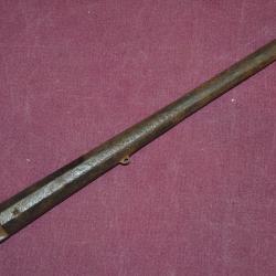 Long canon de 40 cm de long pour pistolet d'arçon époque Louis XIV
