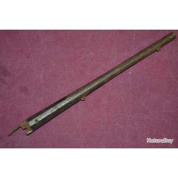 Long canon de 40 cm de long pour pistolet d'aron poque Louis XIV