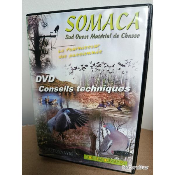 DVD publicitaire somaca, matriel chasse palombes
