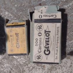 CARTON GEVELOT CALIBRE 16