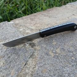 Couteau CH'TI Manche en ébene lame inox 12c 27