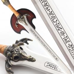 Conan le Barbare Epee du Pere Sabre Replique + Plaque Repliksword