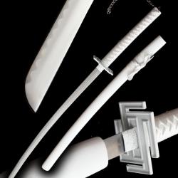 Bleach Bankai Ichigo Blanc Katana Hollow Epee Sabre Replique Repliksword