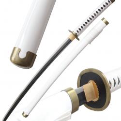 One Piece Katana Wado Ichimonji Zoro Lame Maru 1045 Bushido Epee Sabre Practical Repliksword