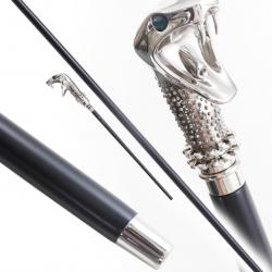 Harry Potter Canne Serpent Lucius Malfoy Baguette Repliksword