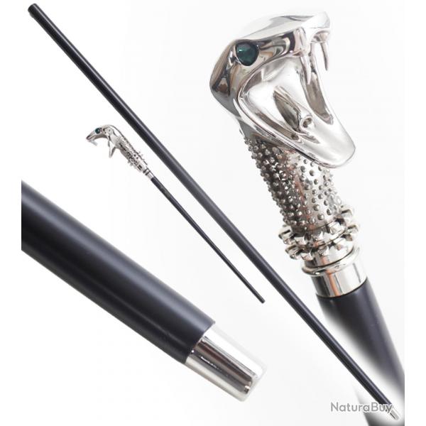 Harry Potter Canne Serpent Lucius Malfoy Baguette Repliksword