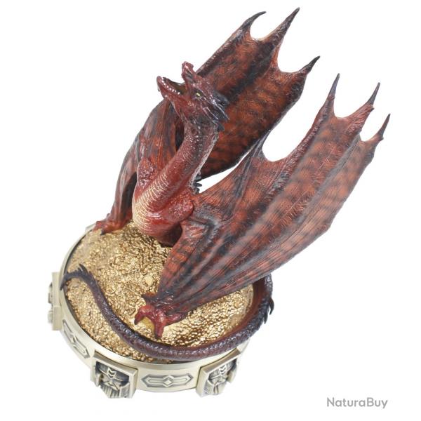 Le Hobbit Dragon Smaug Bruleur d'Encens Statue NN7526 Repliksword