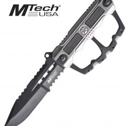 Poignard Poing Americain Grey Couteau MT-20-42GY Master Cutlery Repliksword