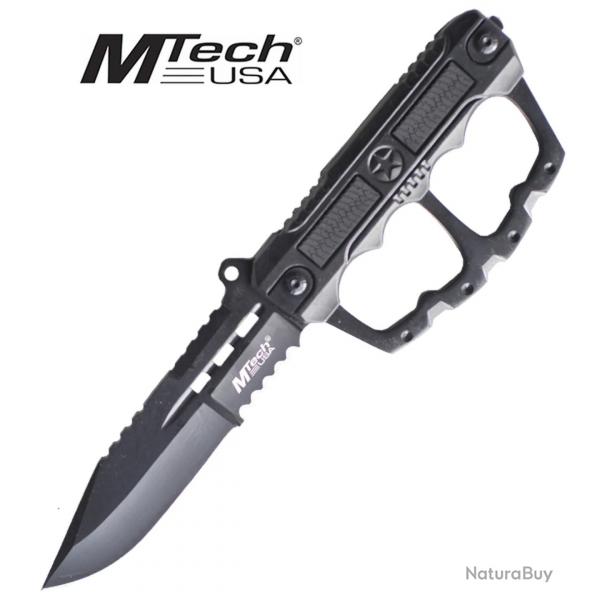 Poignard Poing Americain Black Couteau MT-20-42BK Master Cutlery Repliksword