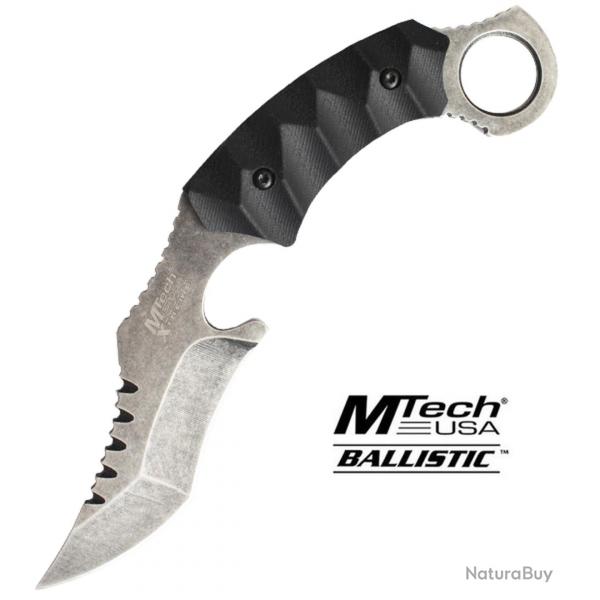 Couteau Karambit Gris Xtreme Ballistic MX-8072B Repliksword