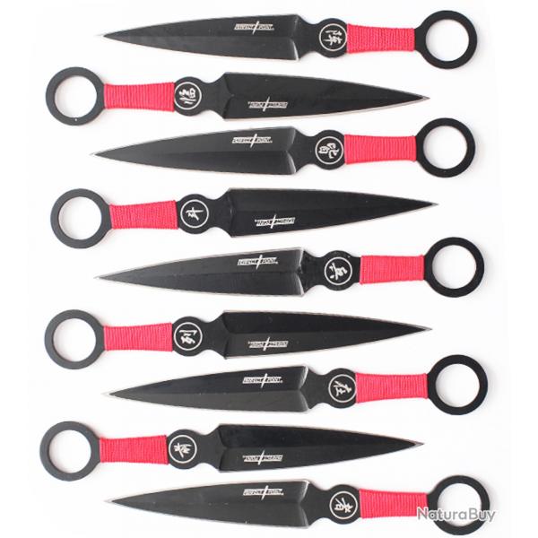 Set 9 Kunais Perfect Point PP-060-9 Couteau de Lancer Entrainement Repliksword