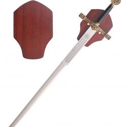 Excalibur Epee + Plaque Murale Roi Arthur Repliksword