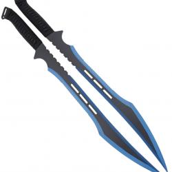 Double Ninjato Survivor Epee Blue Edition Sabre HK-741BL Repliksword
