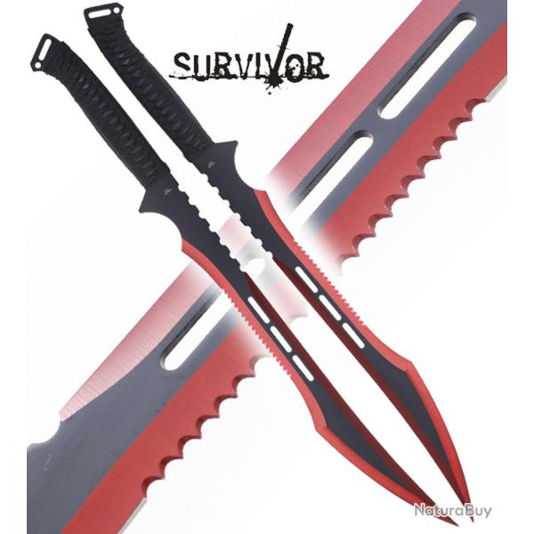Double Ninjato Survivor Epee Red Edition Sabre Repliksword